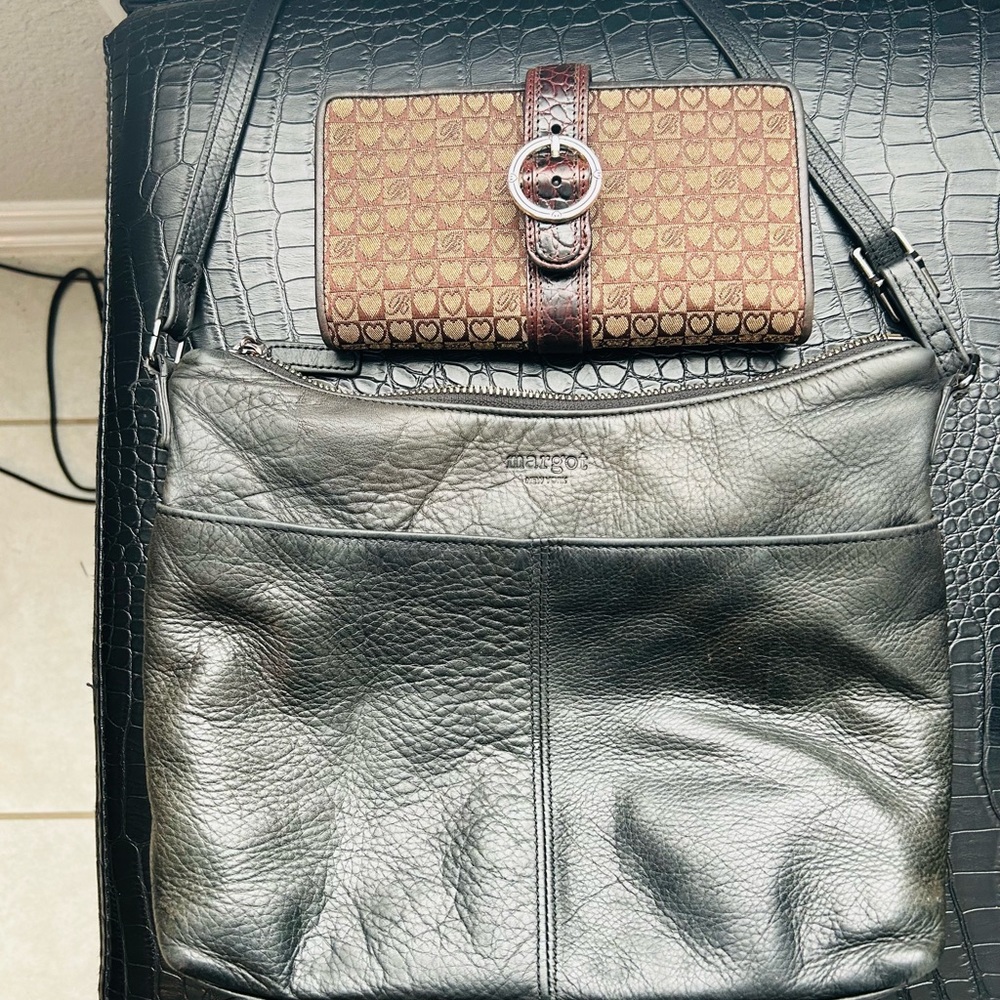 Margot Black Purse and Brighton Wallet